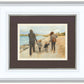 Family Walk On The Beach