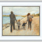Family Walk On The Beach