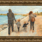 Family Walk On The Beach