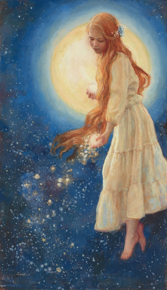 Sharing Her Light Large Wall Art Gallery Wrap