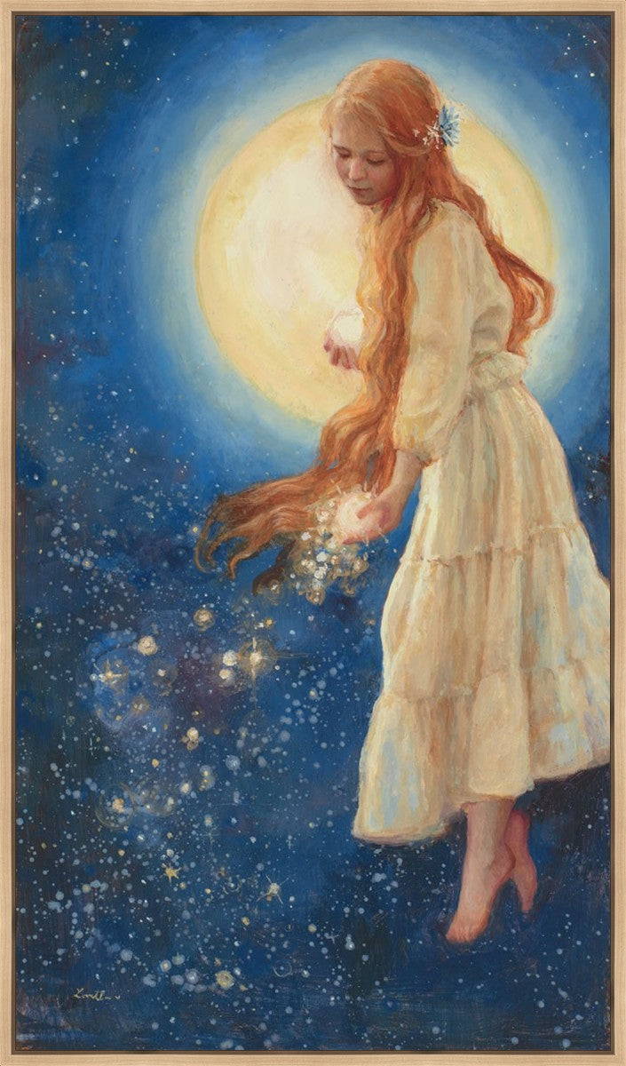 Sharing Her Light Large Wall Art Gallery Wrap
