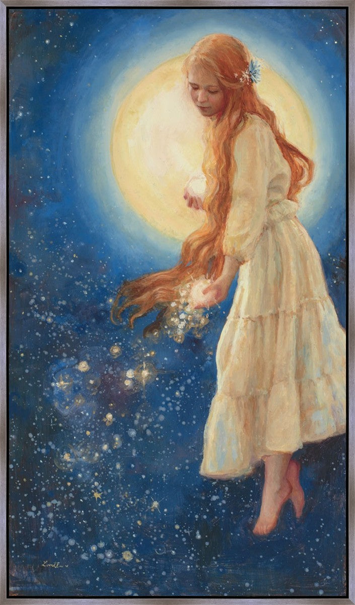Sharing Her Light Large Wall Art Gallery Wrap