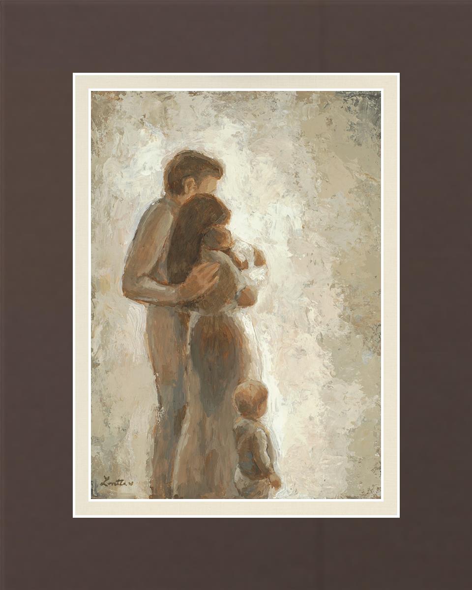 Family Looking Towards the Light