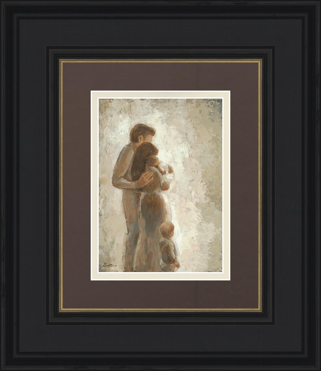 Family Looking Towards the Light