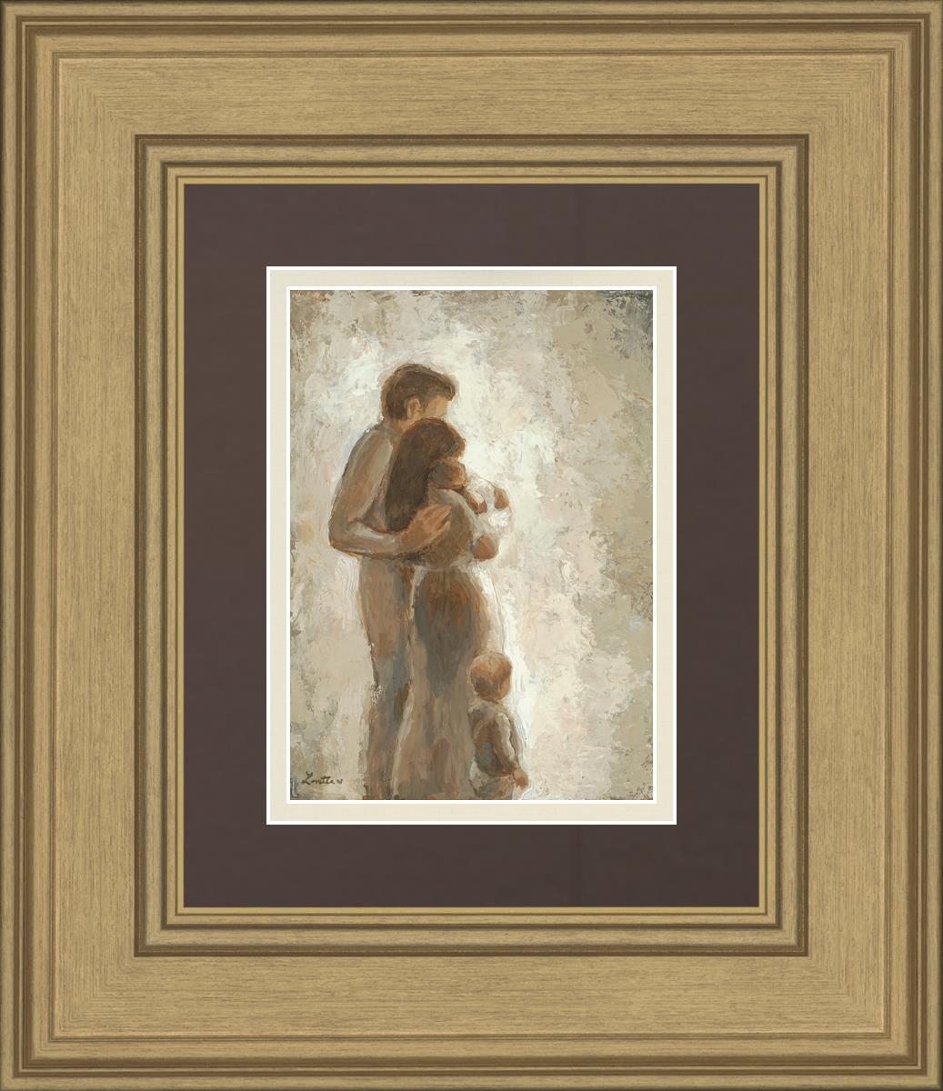Family Looking Towards the Light