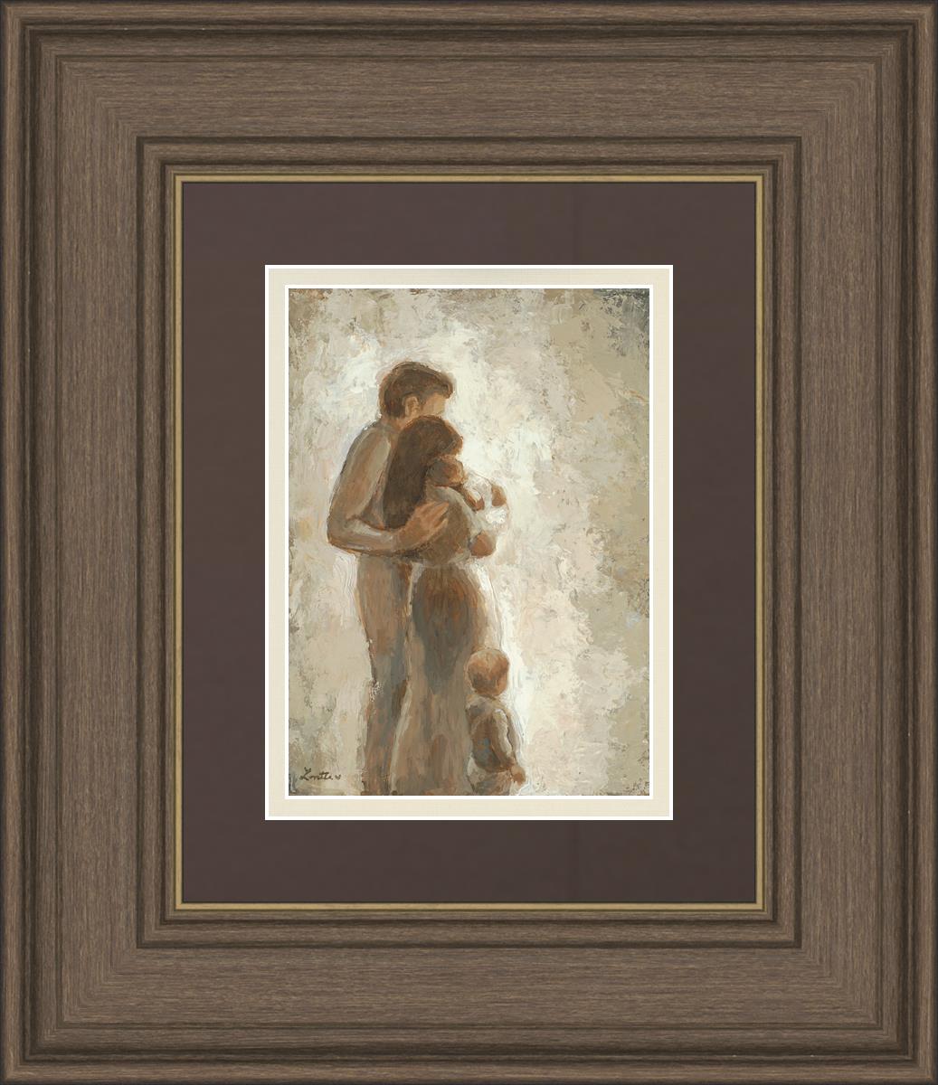 Family Looking Towards the Light