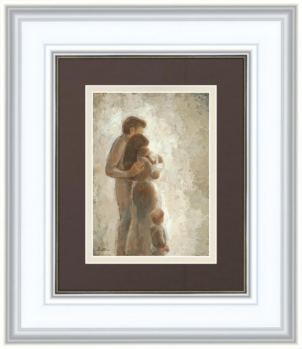 Family Looking Towards the Light