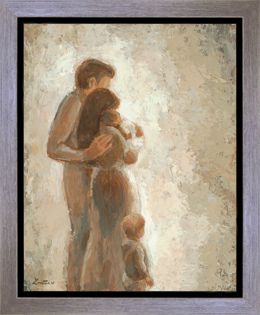 Family Looking Towards the Light Gallery Wrap