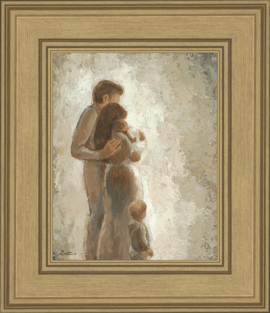 Family Looking Towards the Light