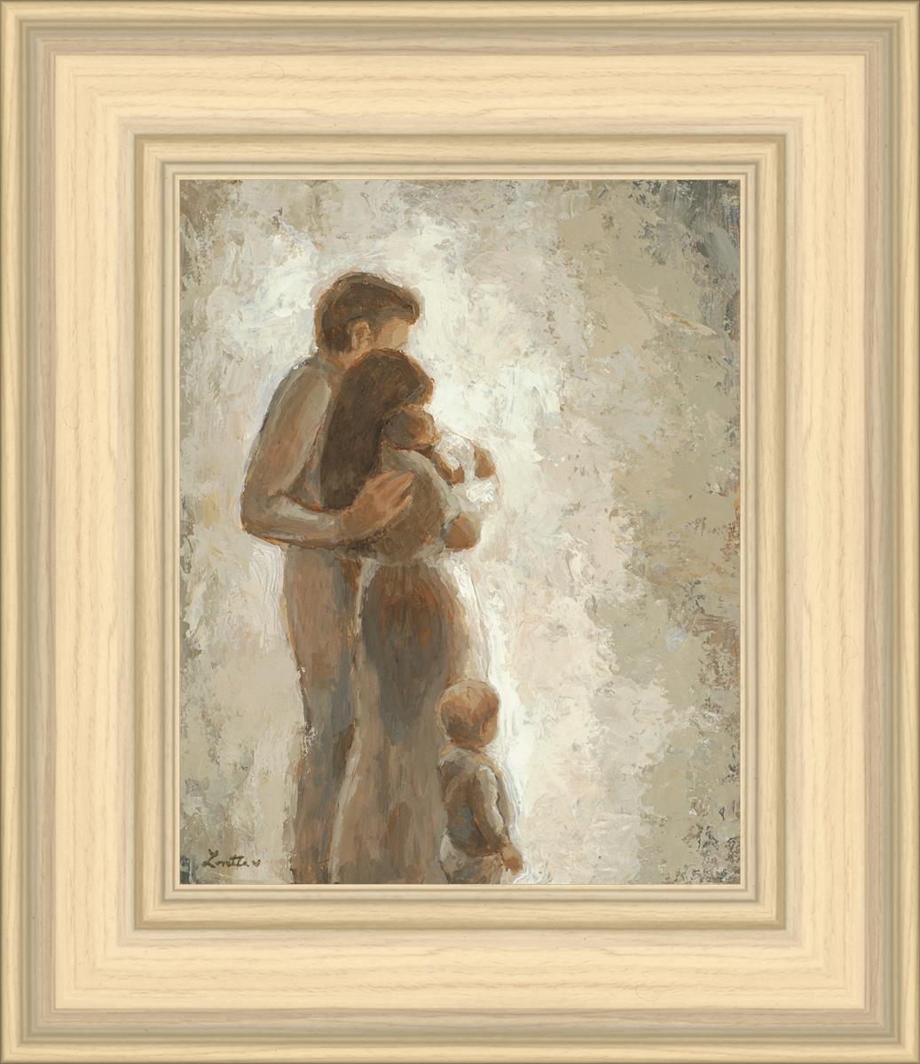 Family Looking Towards the Light