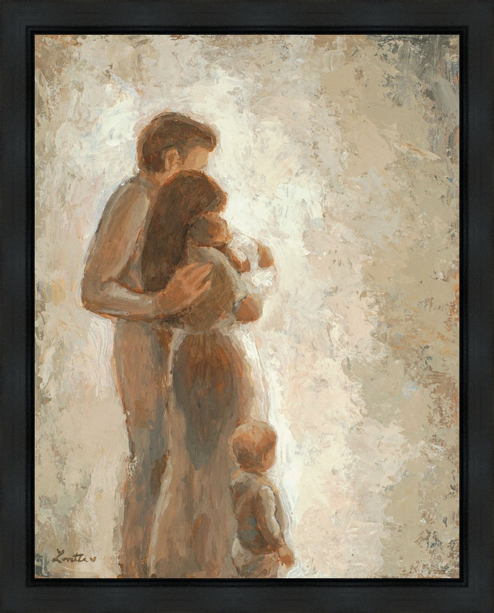 Family Looking Towards the Light Gallery Wrap