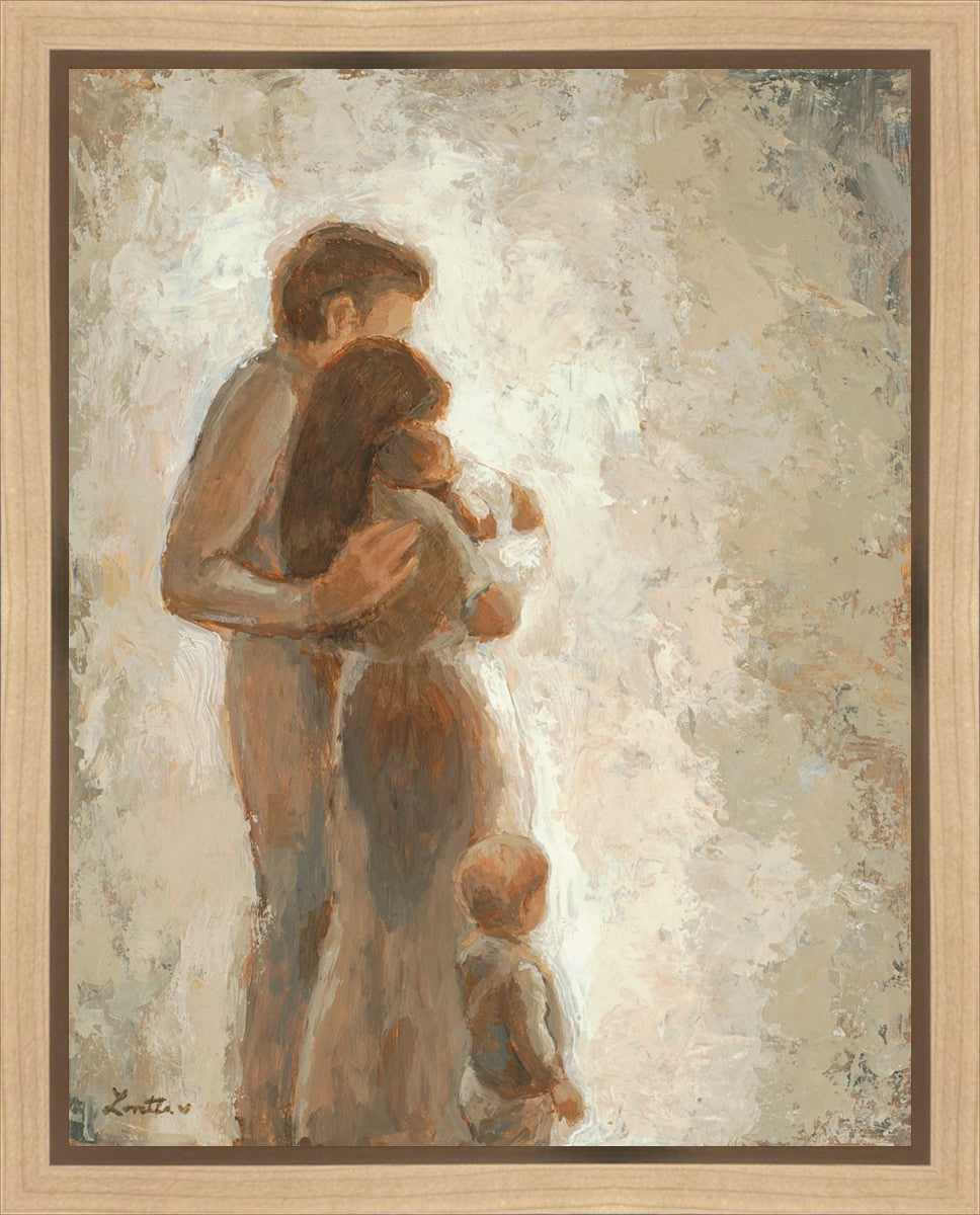 Family Looking Towards the Light