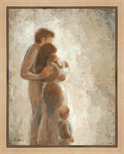 Family Looking Towards the Light