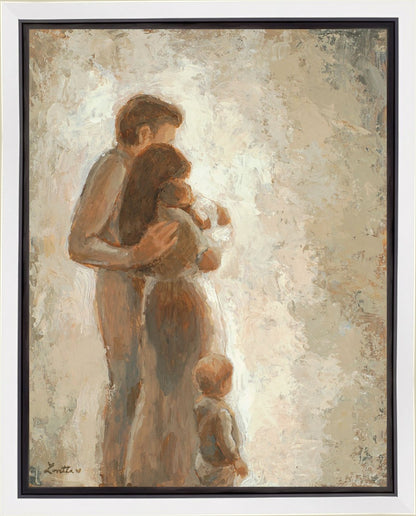 Family Looking Towards the Light