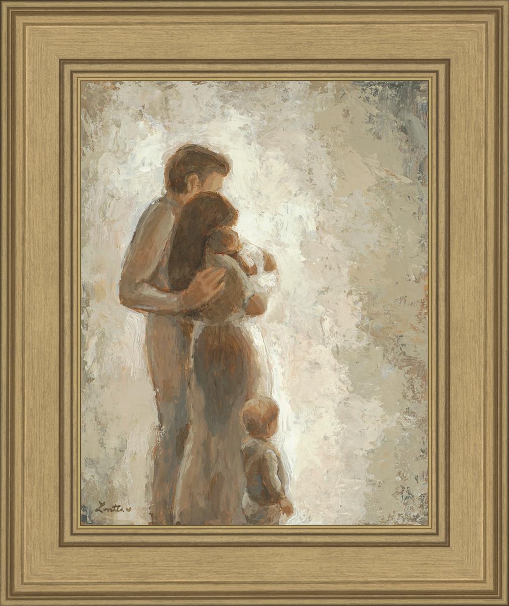 Family Looking Towards the Light