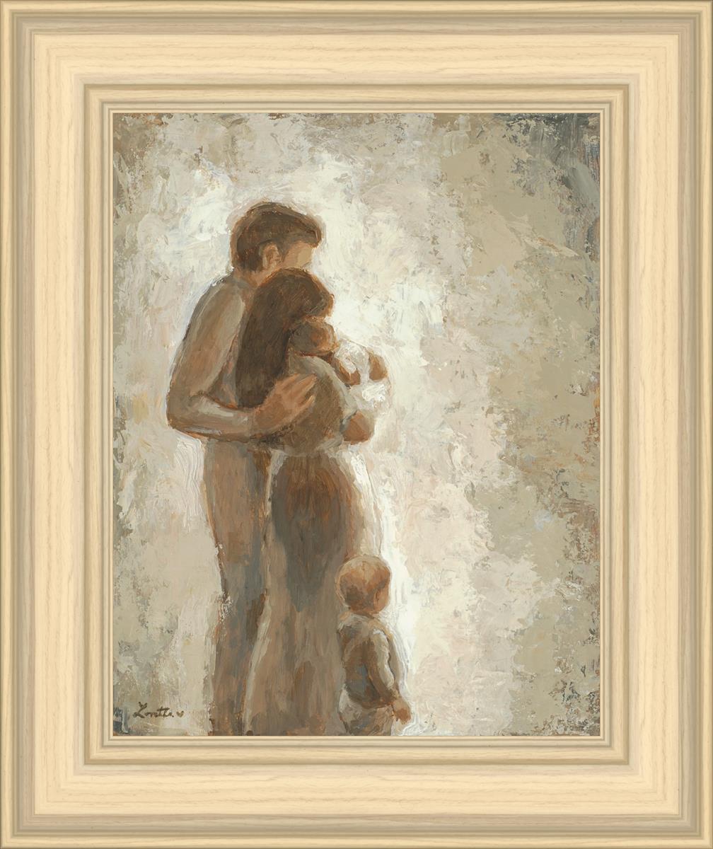 Family Looking Towards the Light