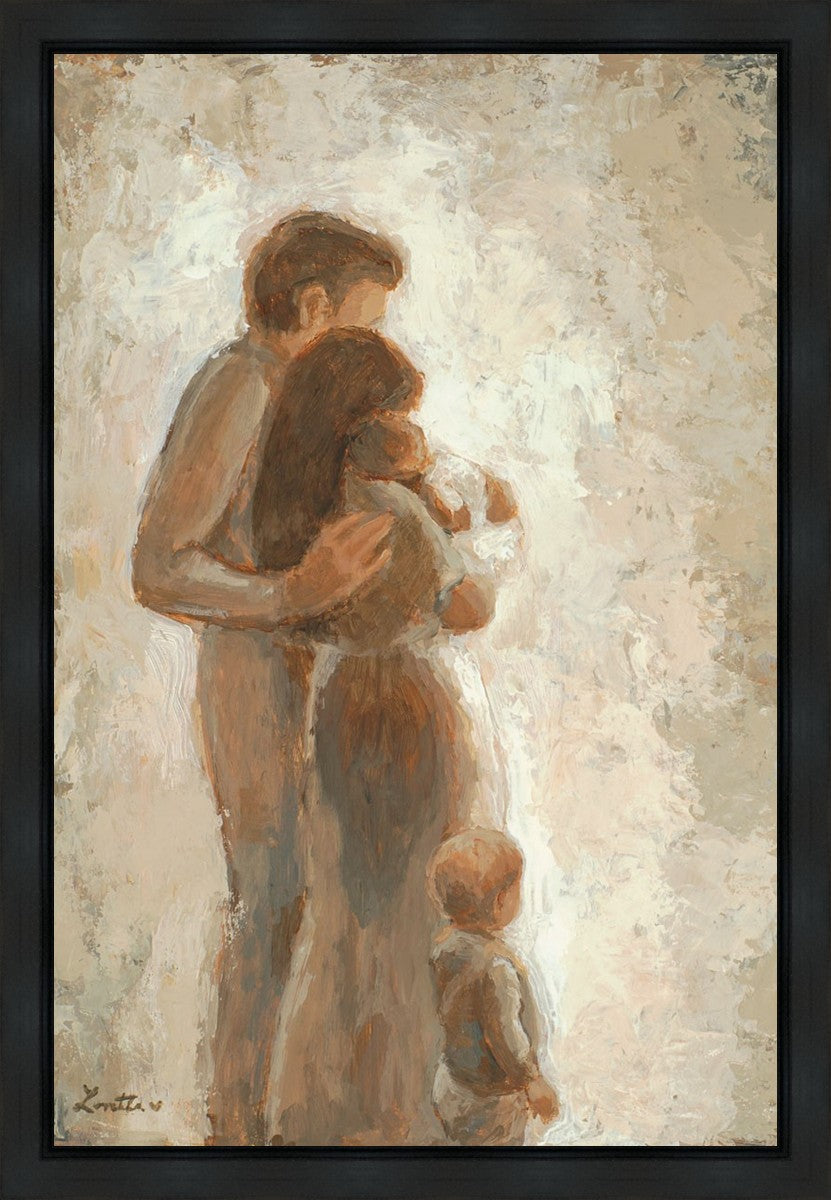 Family Looking Towards the Light Gallery Wrap