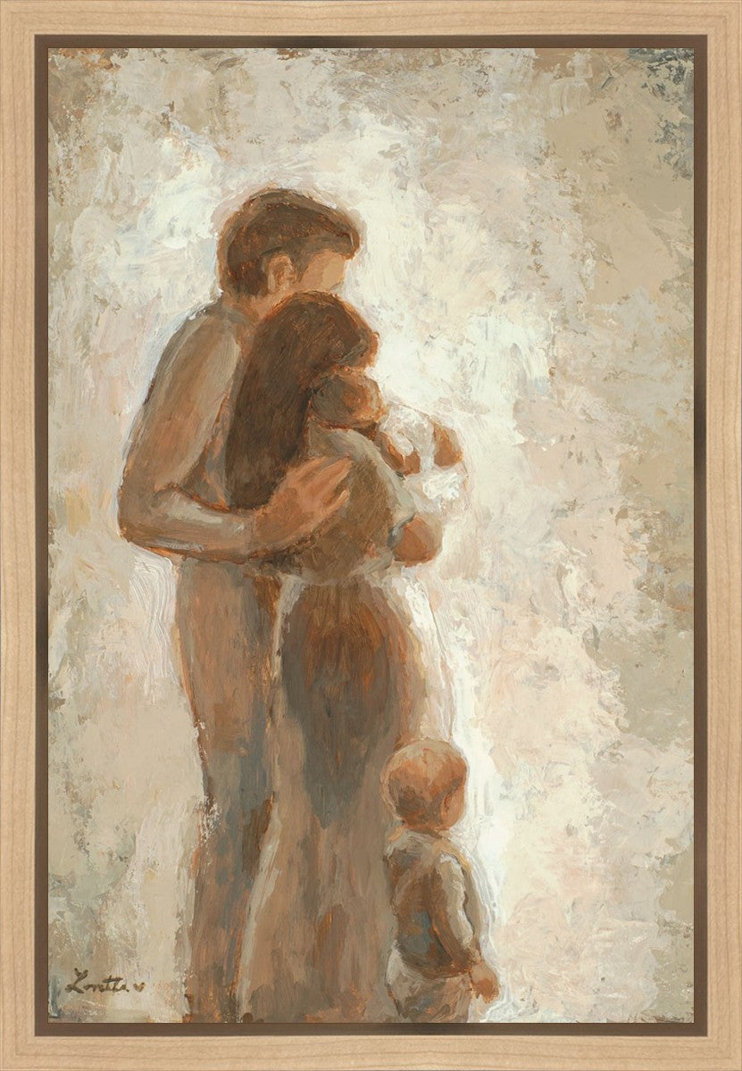 Family Looking Towards the Light Gallery Wrap