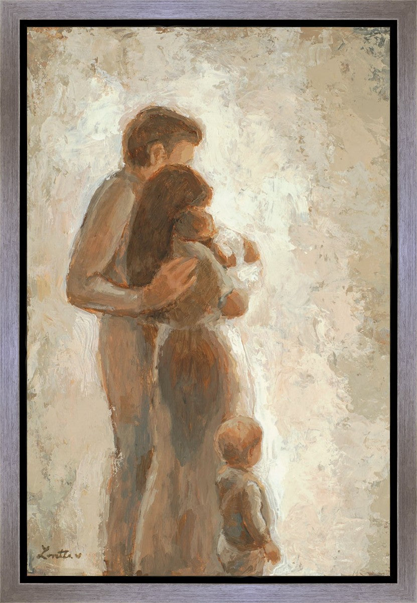 Family Looking Towards the Light