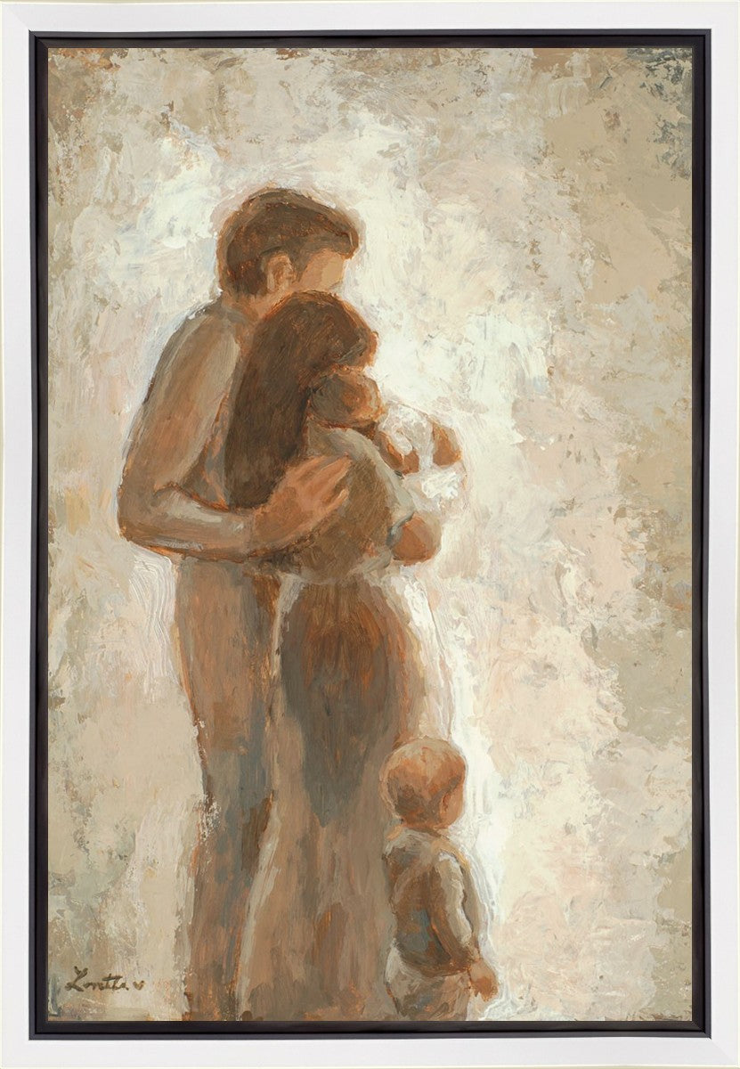 Family Looking Towards the Light Gallery Wrap