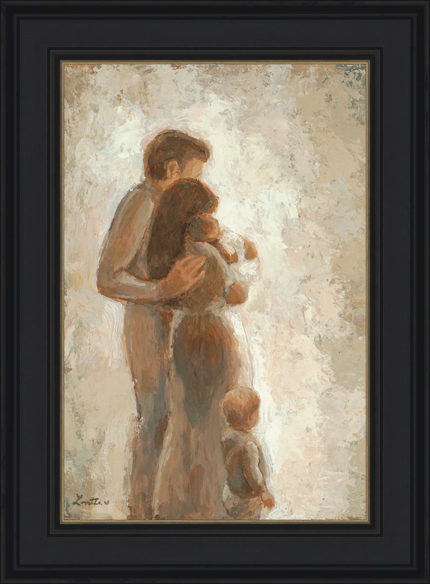 Family Looking Towards the Light