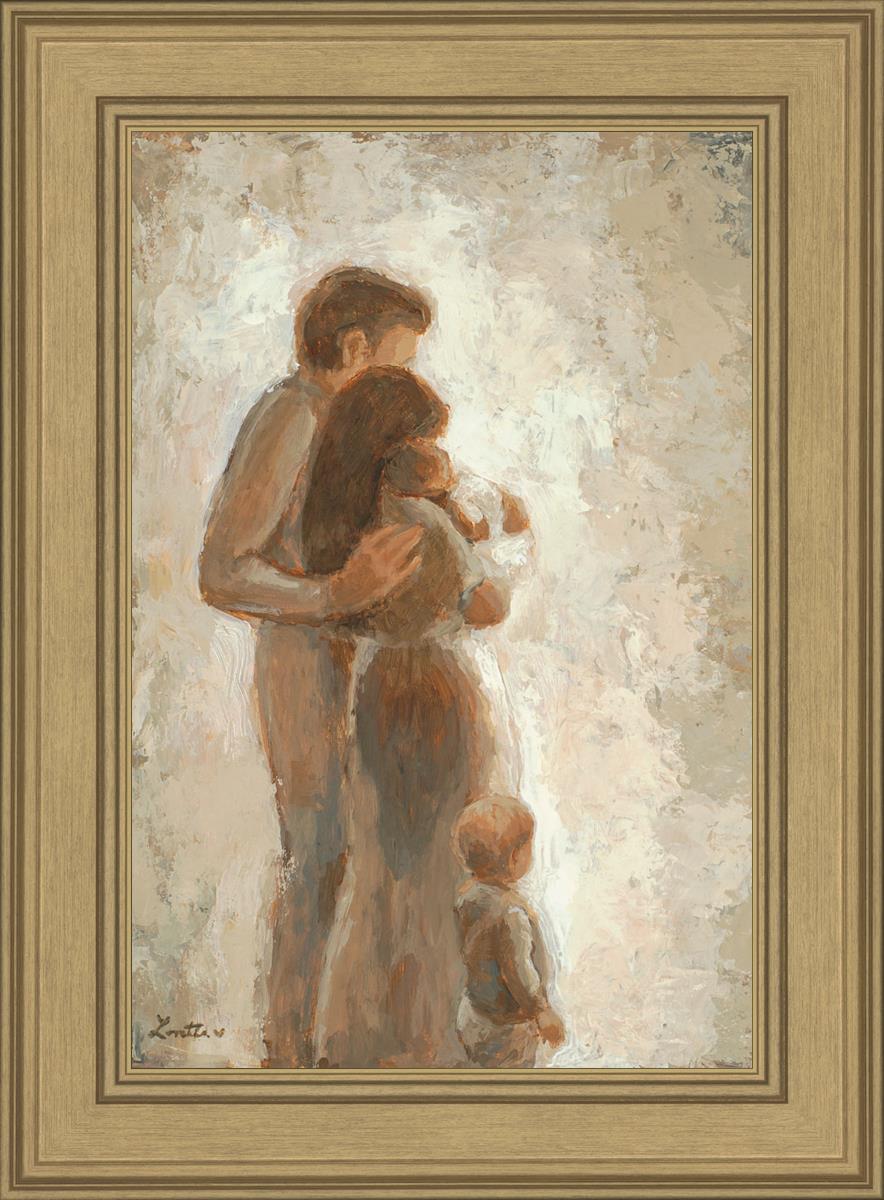 Family Looking Towards the Light