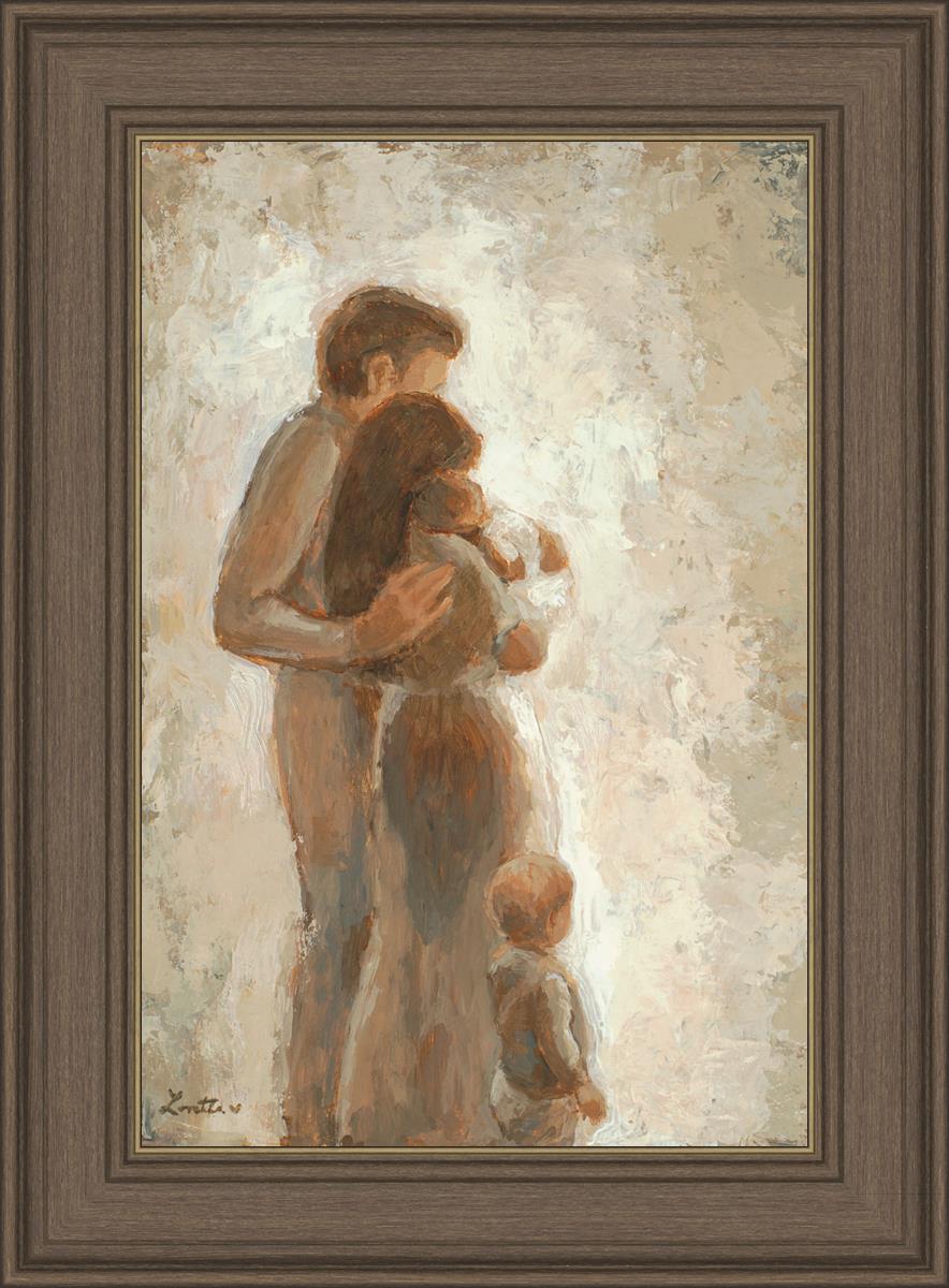 Family Looking Towards the Light