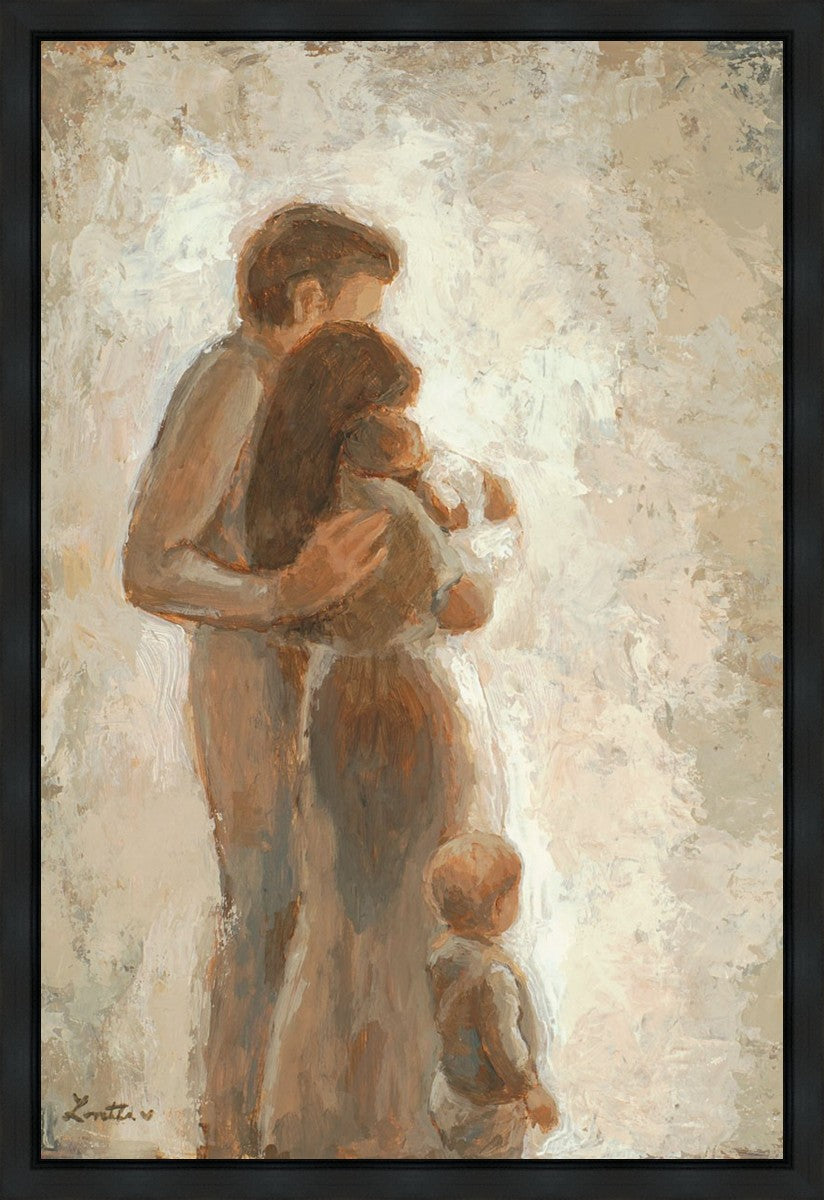 Family Looking Towards the Light Gallery Wrap
