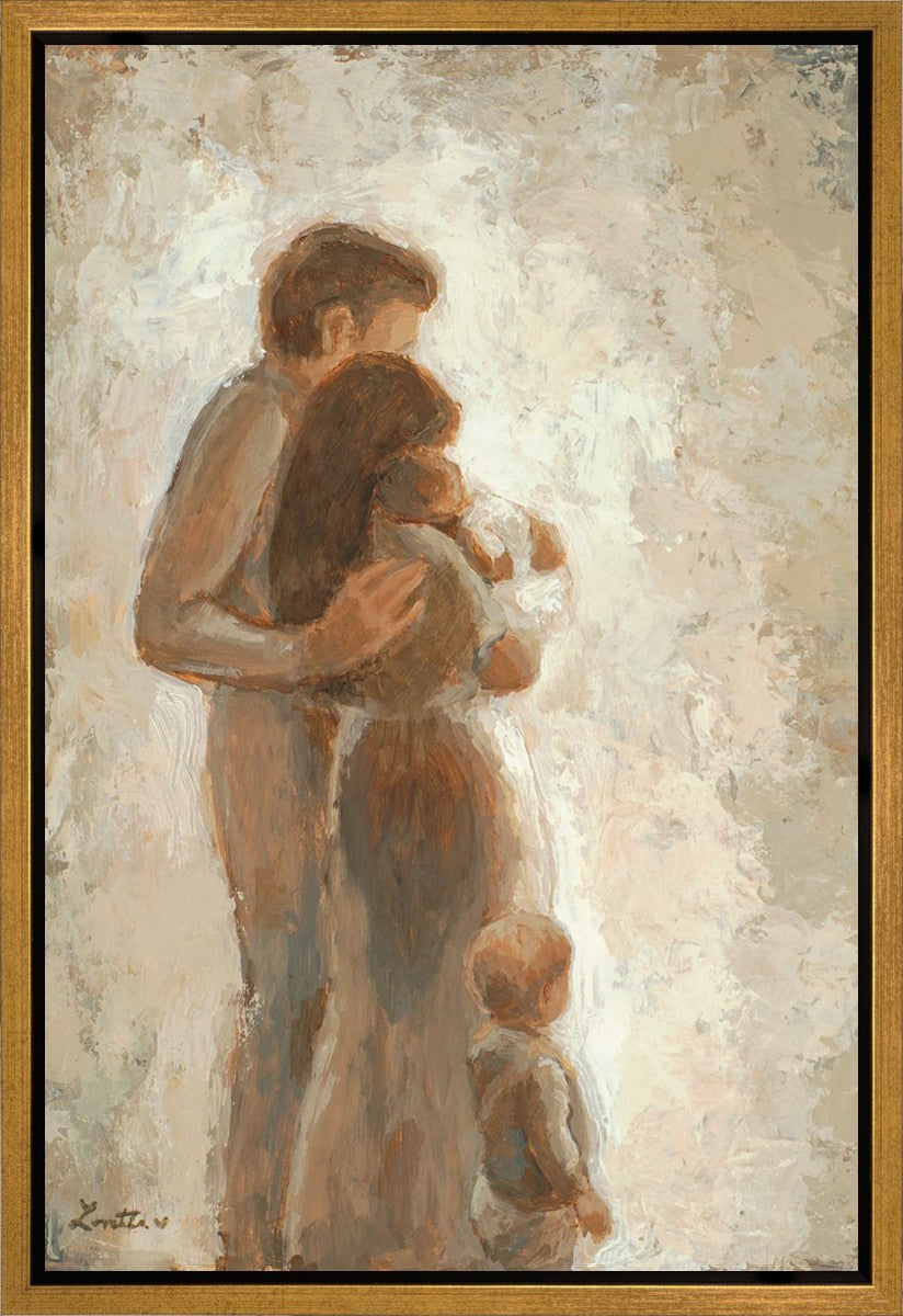 Family Looking Towards the Light Gallery Wrap