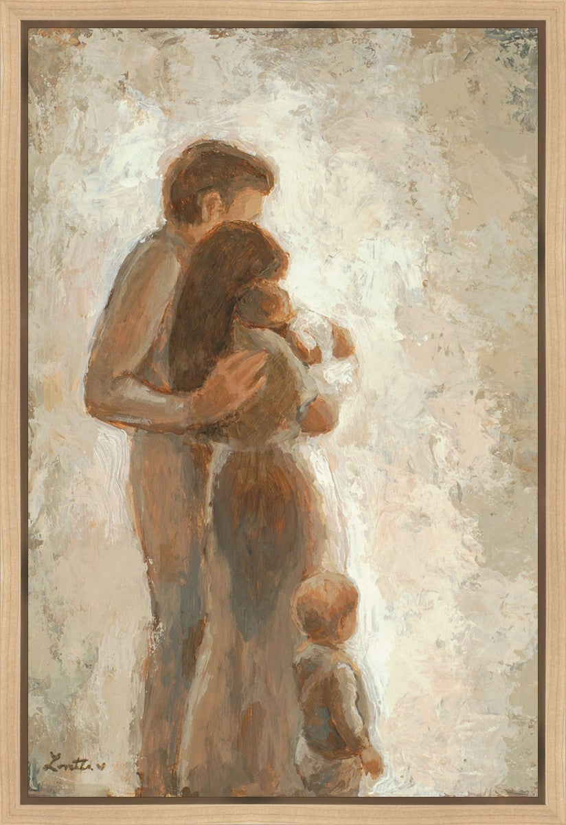 Family Looking Towards the Light Gallery Wrap
