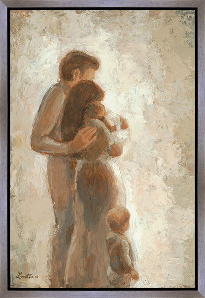 Family Looking Towards the Light