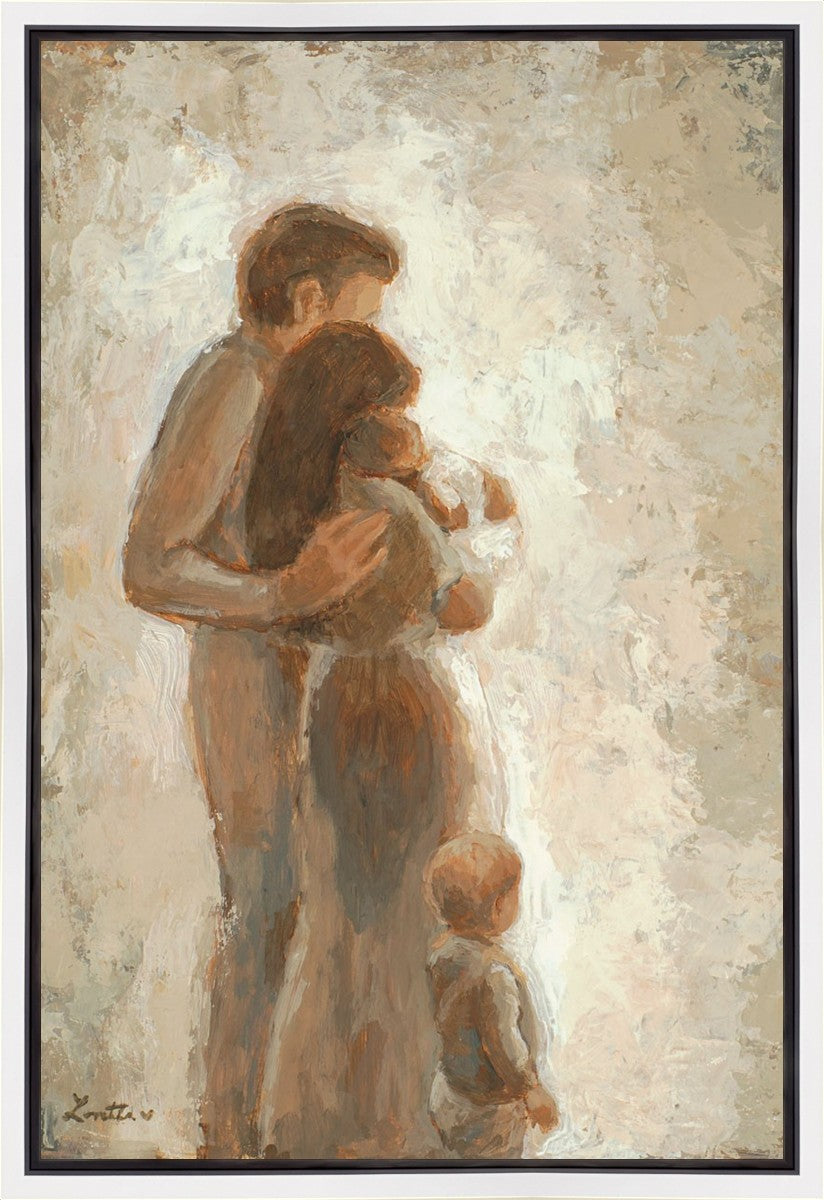 Family Looking Towards the Light