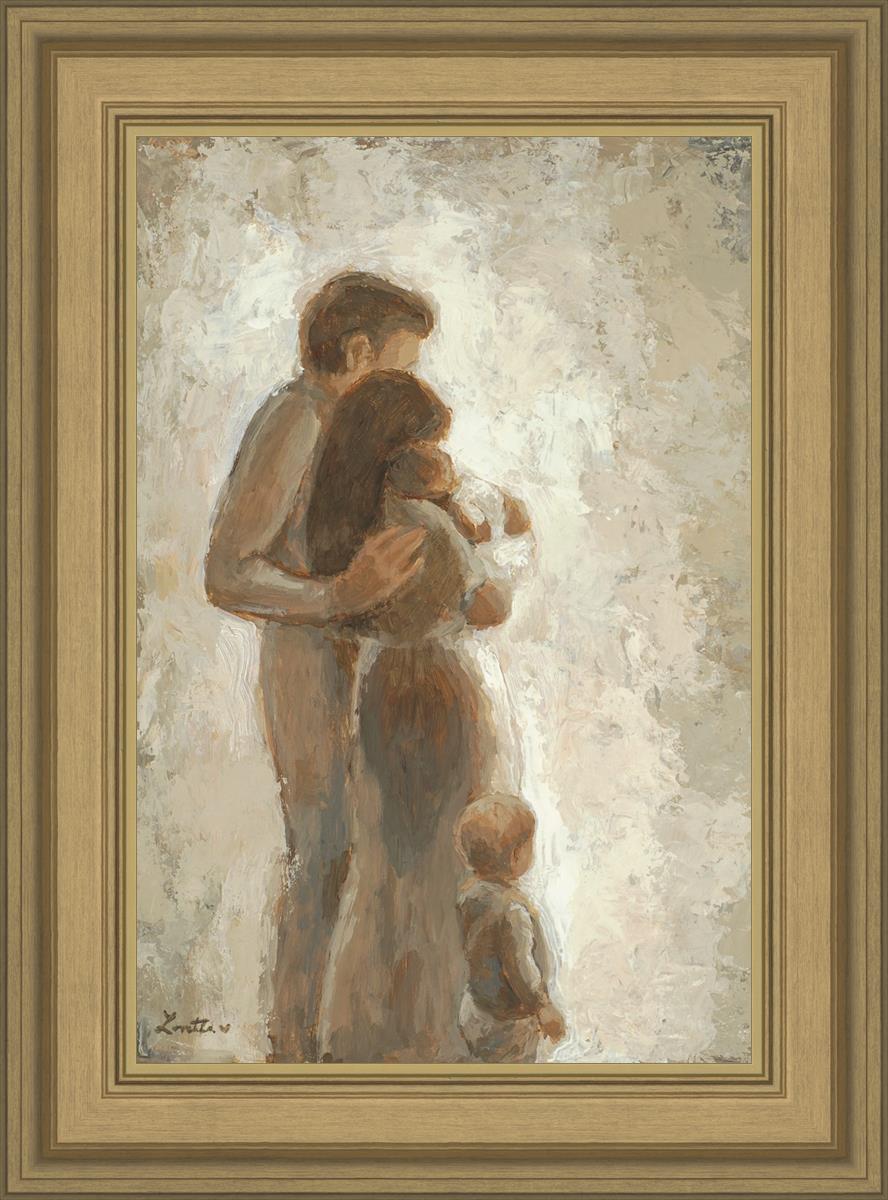 Family Looking Towards the Light