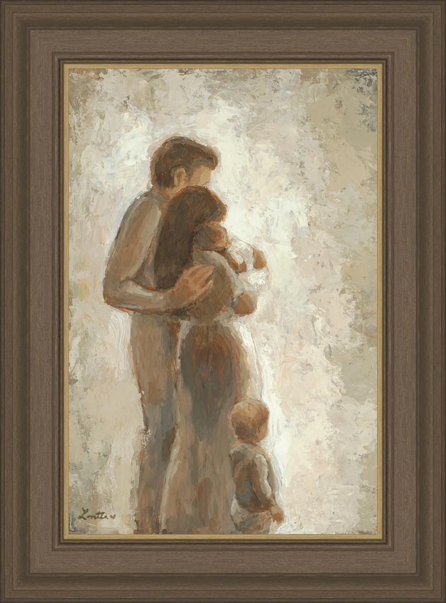 Family Looking Towards the Light