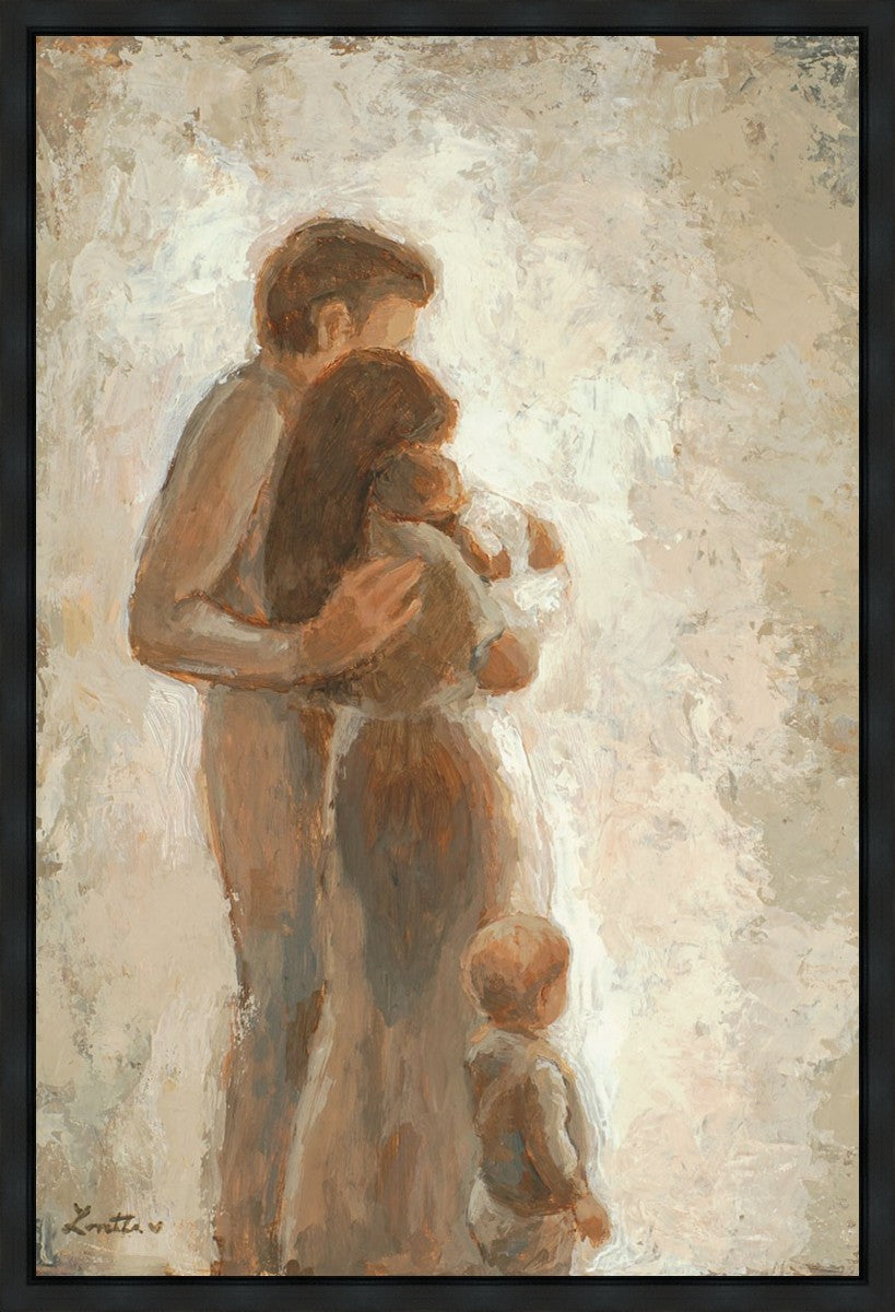 Family Looking Towards the Light Gallery Wrap