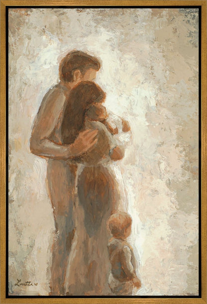 Family Looking Towards the Light