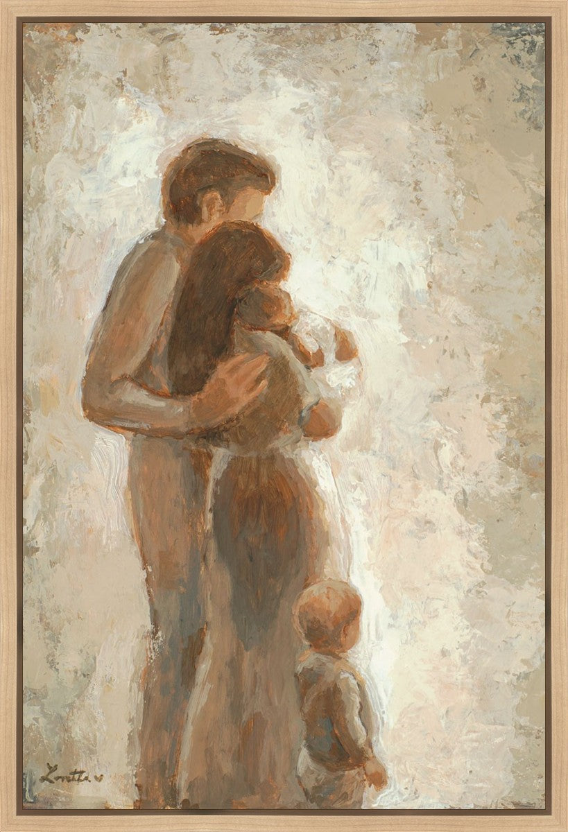Family Looking Towards the Light Gallery Wrap