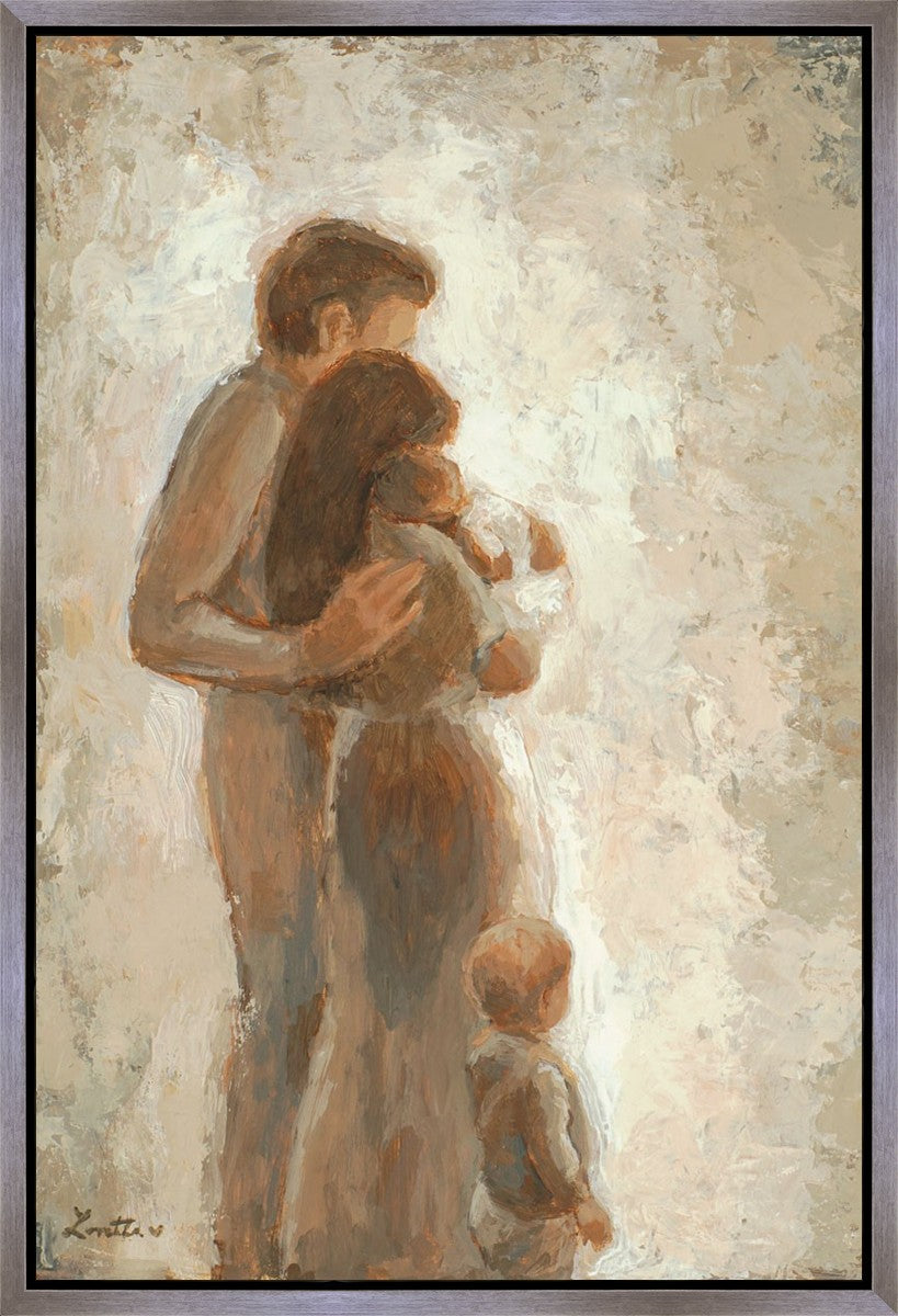 Family Looking Towards the Light Gallery Wrap