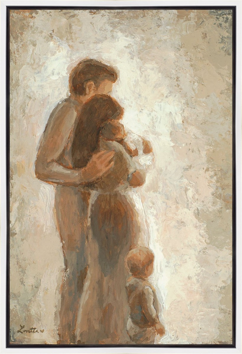 Family Looking Towards the Light Gallery Wrap