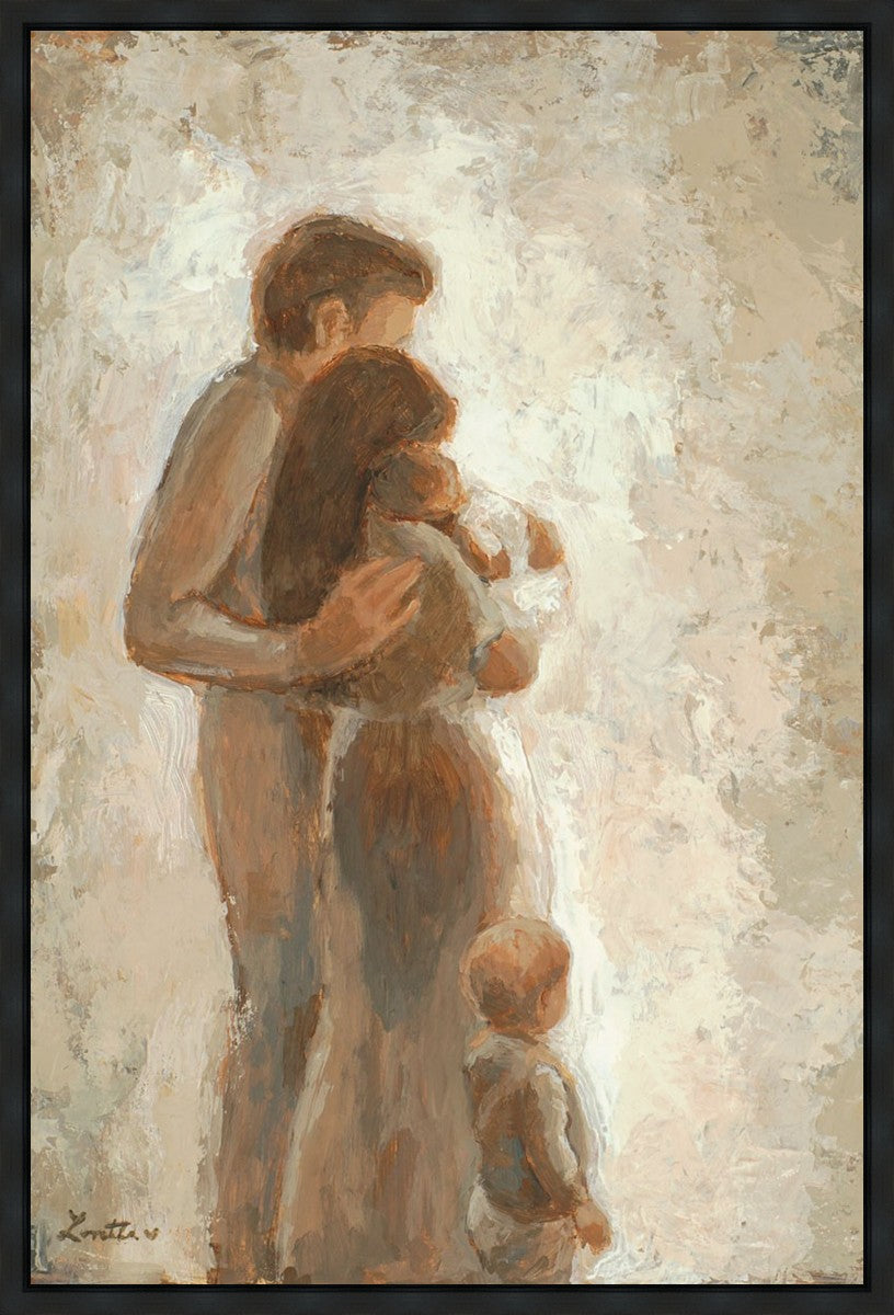Family Looking Towards the Light Gallery Wrap