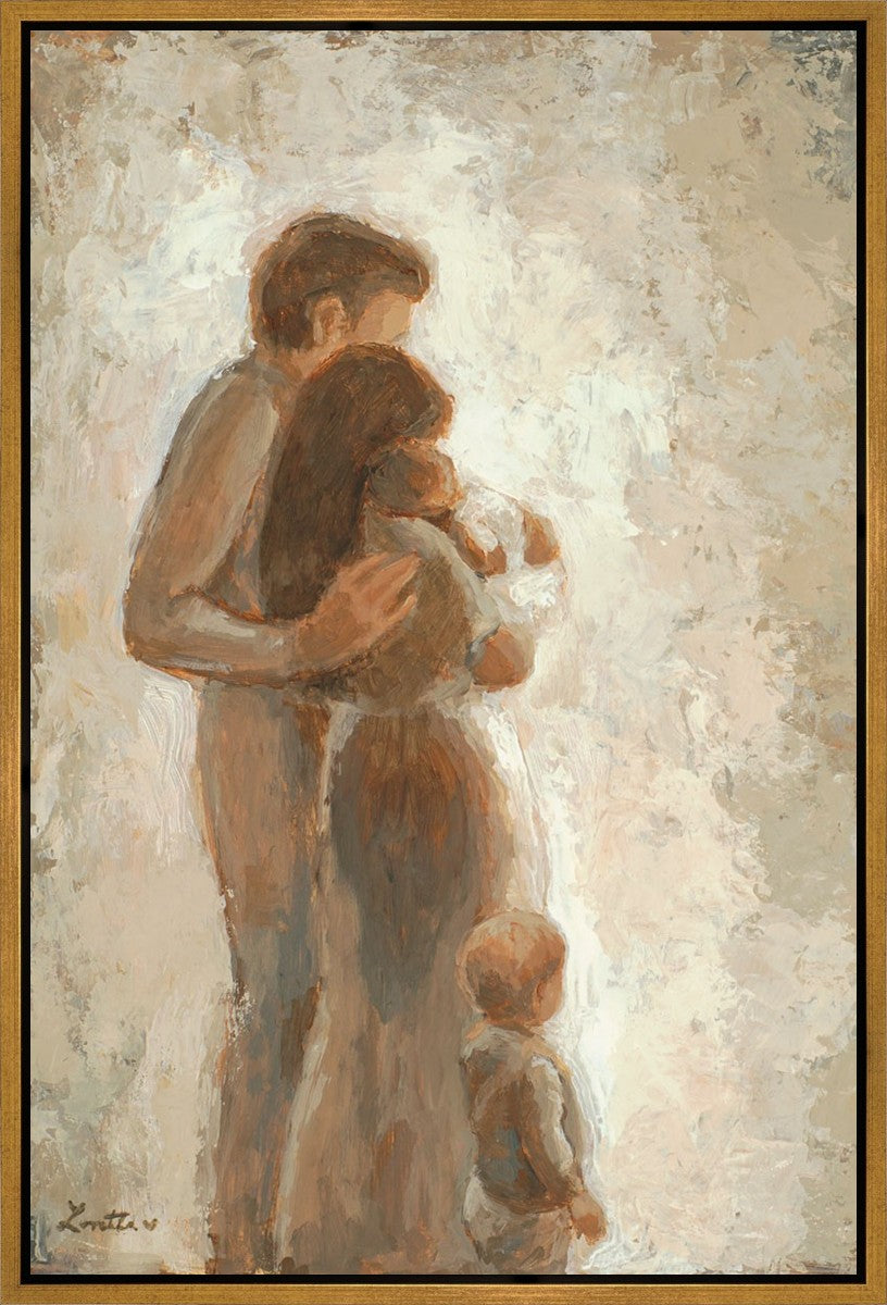 Family Looking Towards the Light