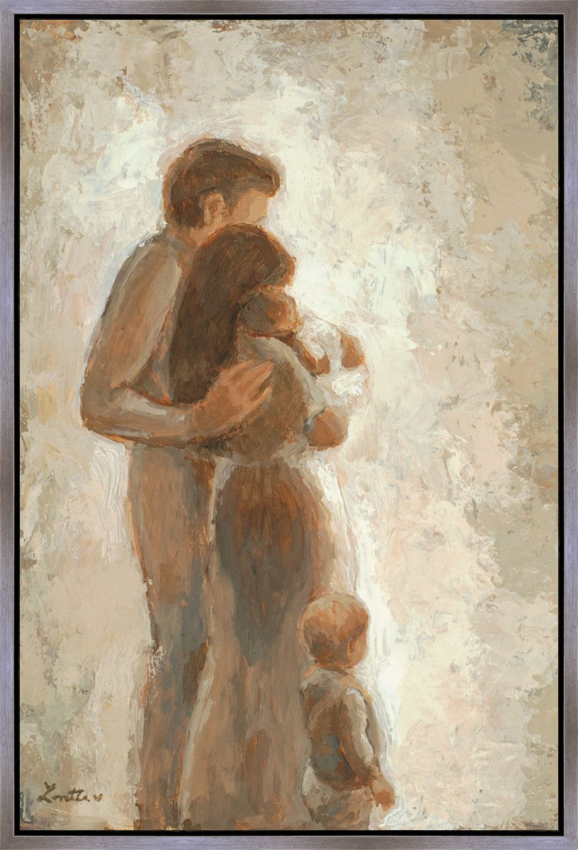 Family Looking Towards the Light Gallery Wrap