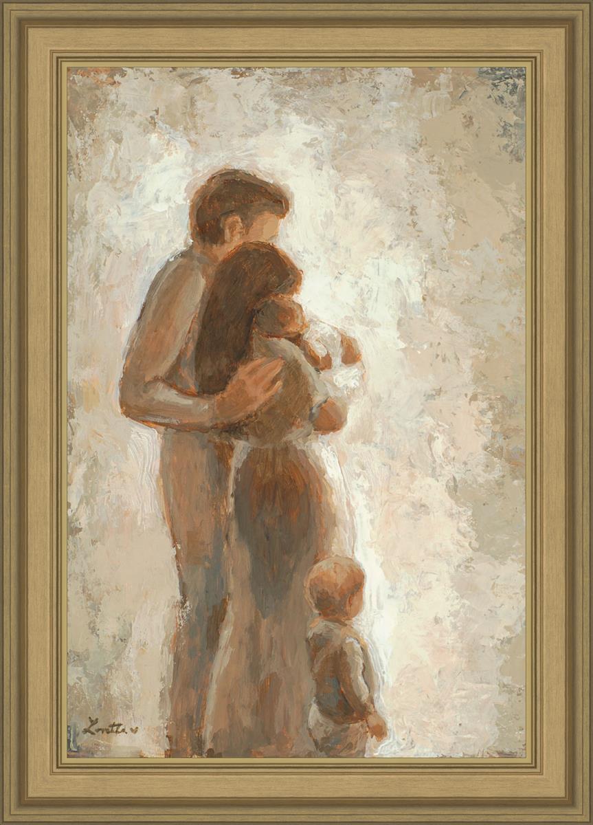 Family Looking Towards the Light