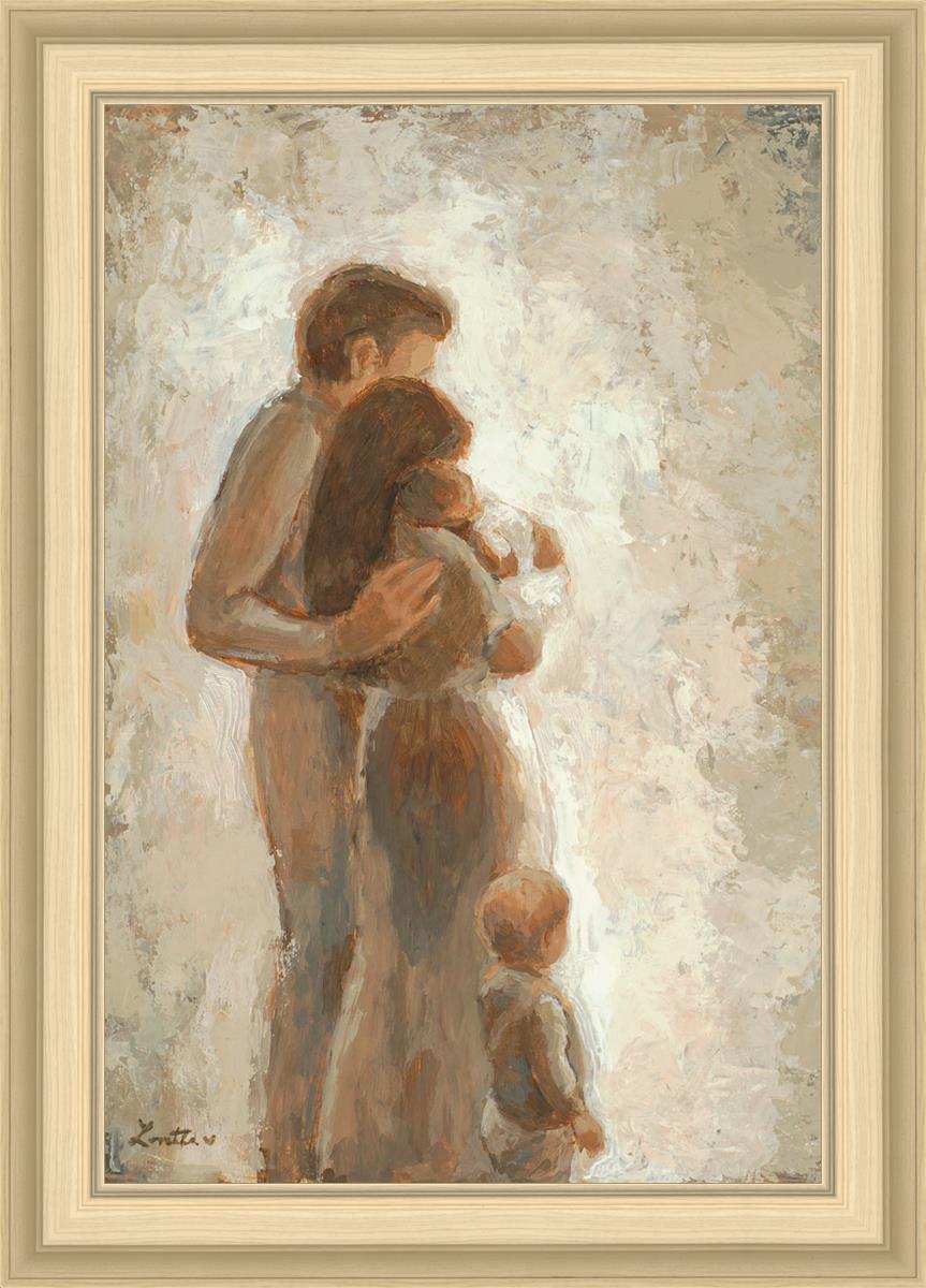Family Looking Towards the Light
