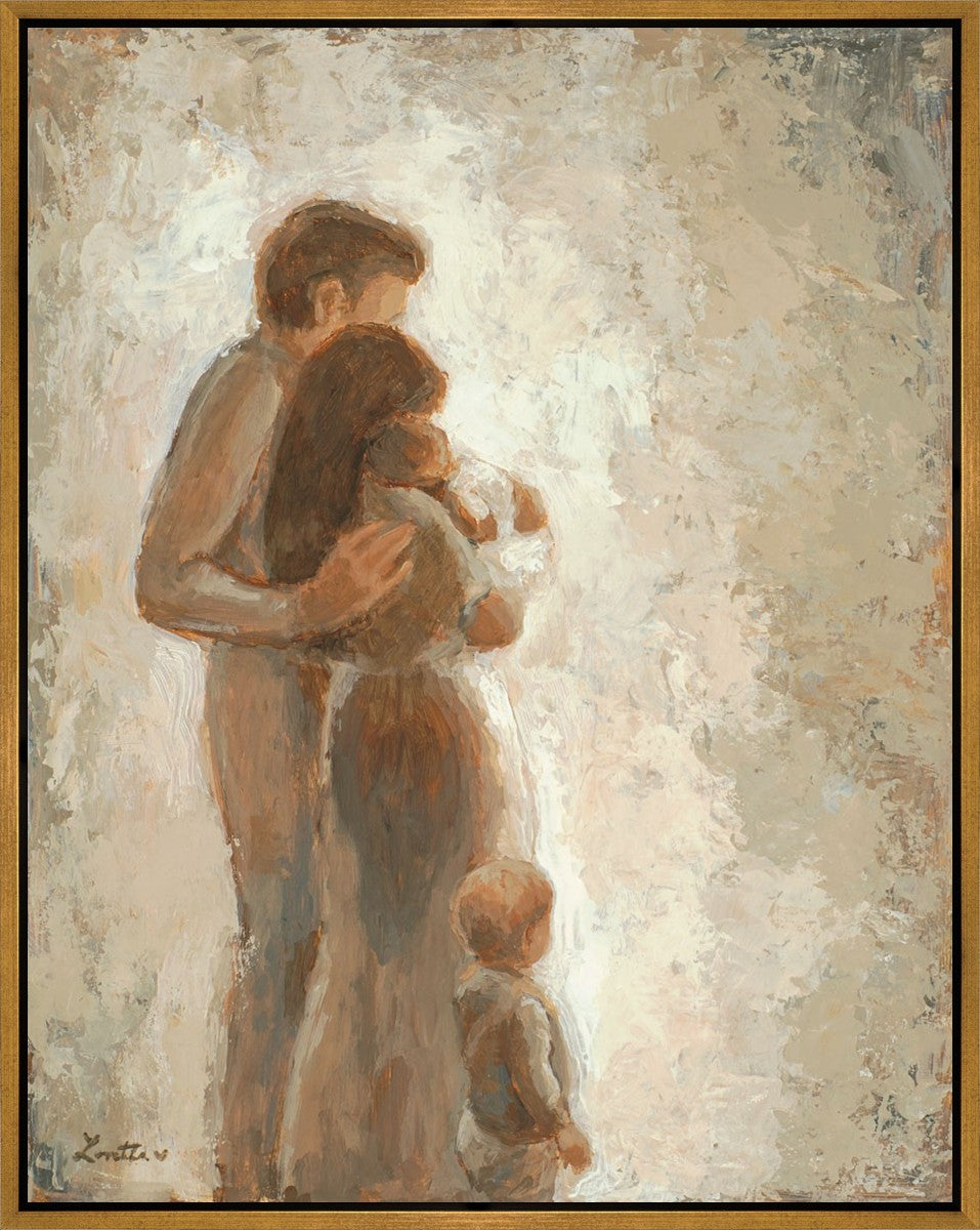 Family Looking Towards the Light Gallery Wrap
