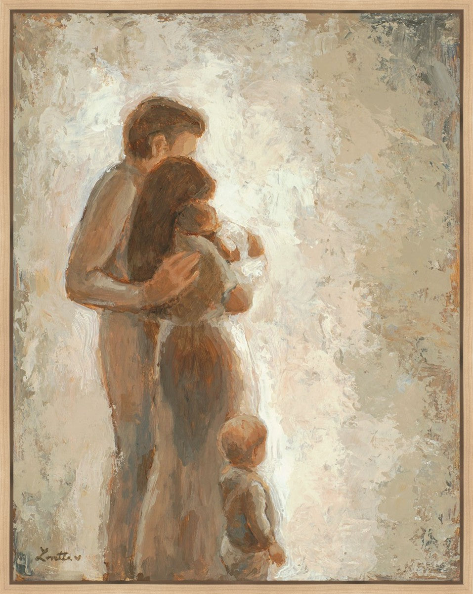 Family Looking Towards the Light Gallery Wrap