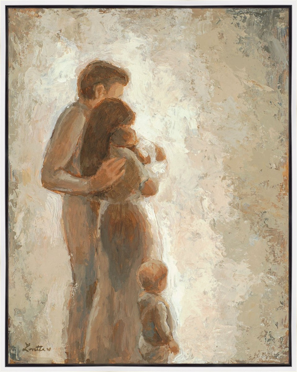 Family Looking Towards the Light