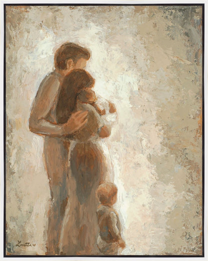 Family Looking Towards the Light