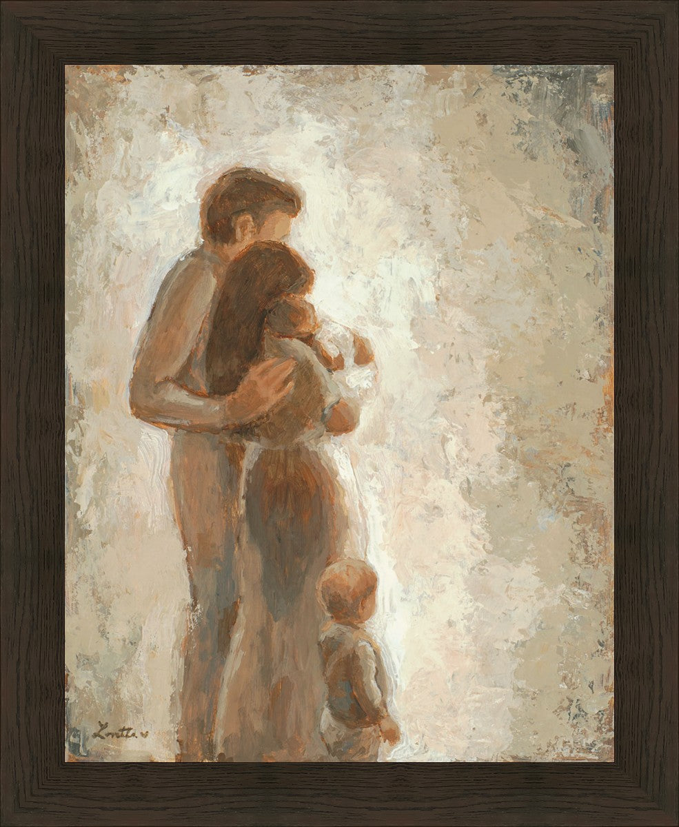 Family Looking Towards the Light