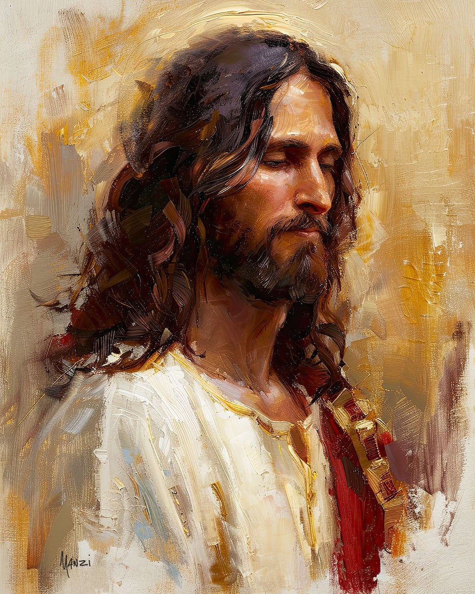 Sacred Portrait in Gold